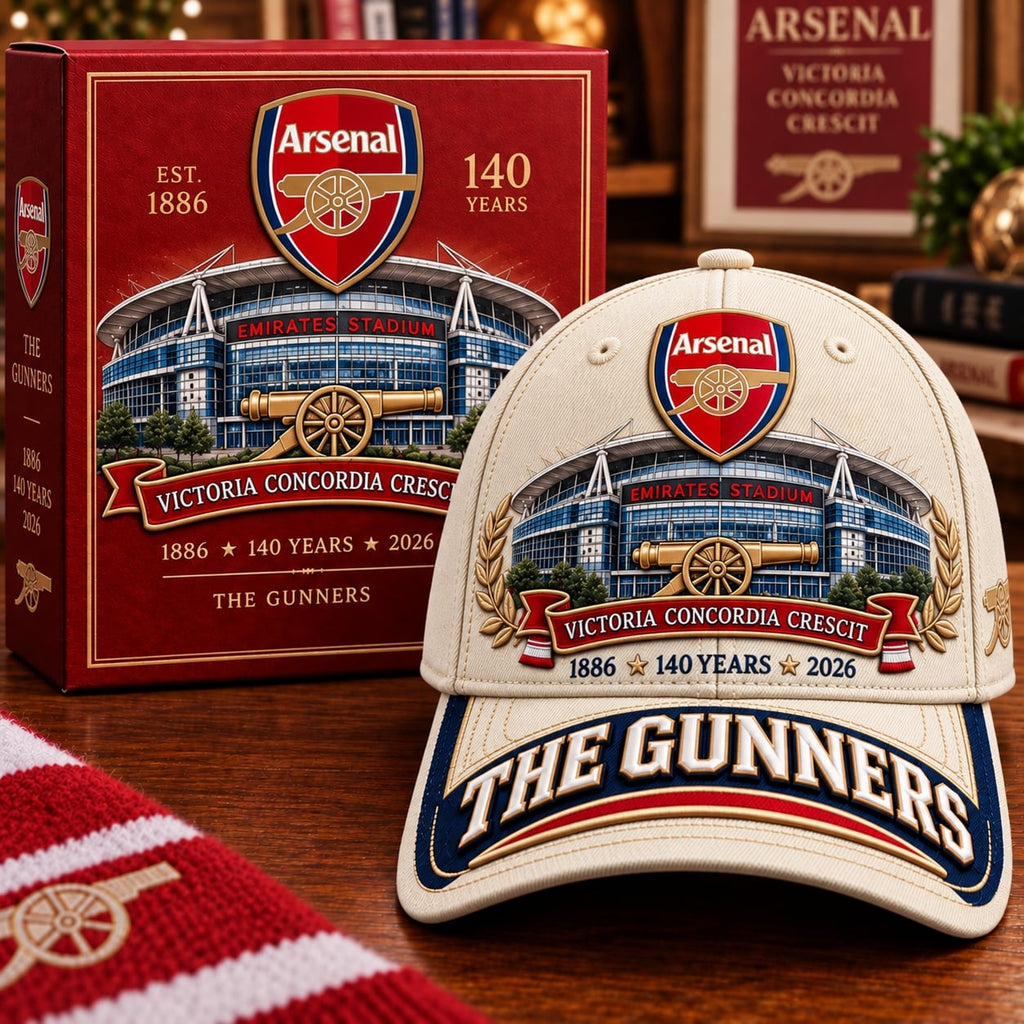 “The Gunners” 1886–2026 140th Anniversary Commemorative Cap
