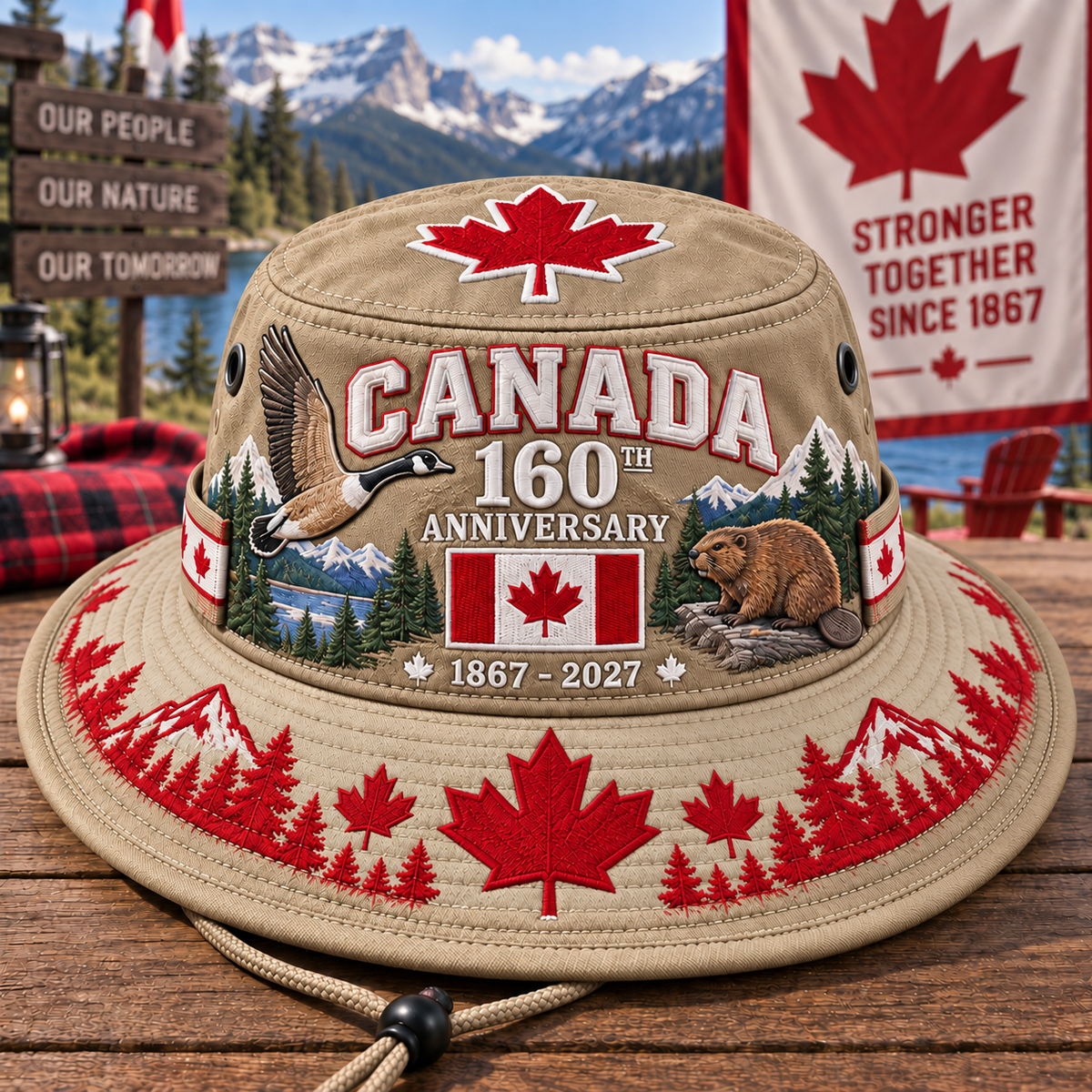 Canada 160th Anniversary Commemorative Boonie Hat