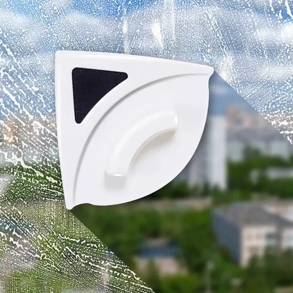 Sikunuo | Magnetic Window Cleaner — double-sided glass cleaning device with safety lock