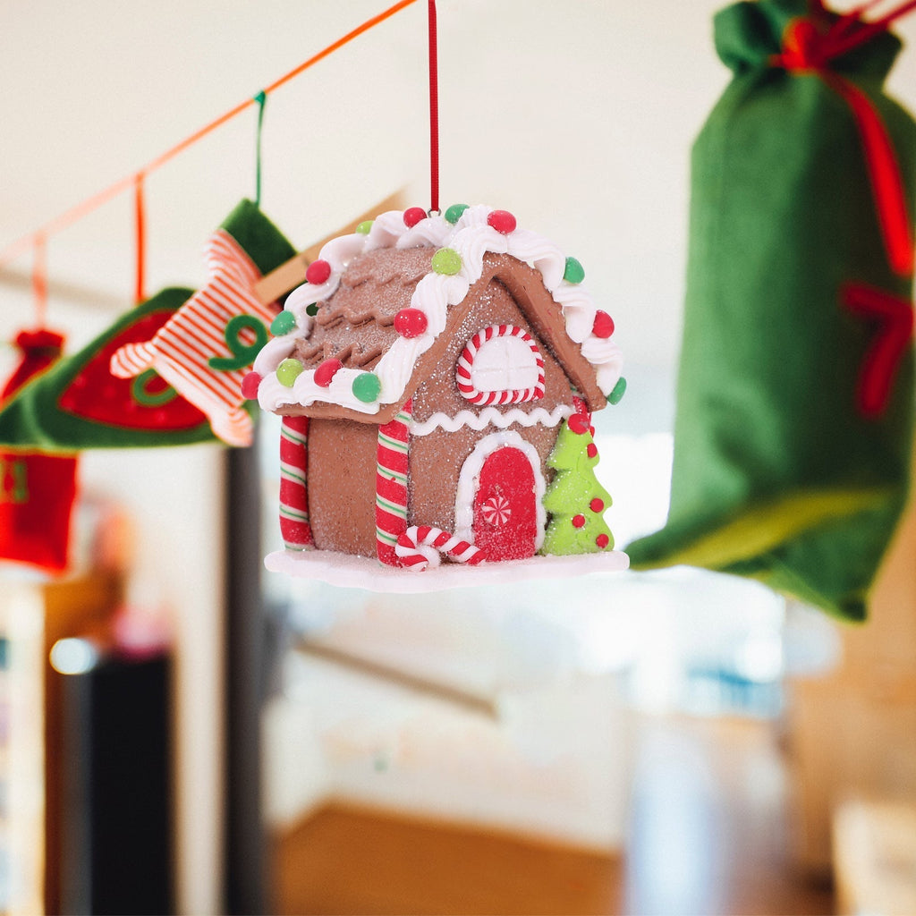 Sikunuo | Mini Christmas Gingerbread House Decorations