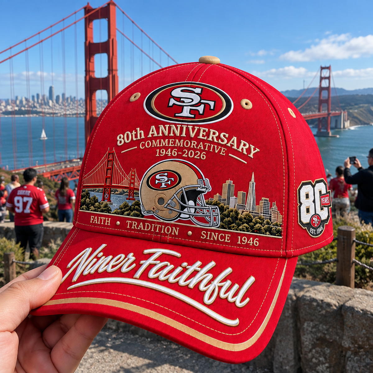 Niner Faithful 80th Anniversary Commemorative Cap