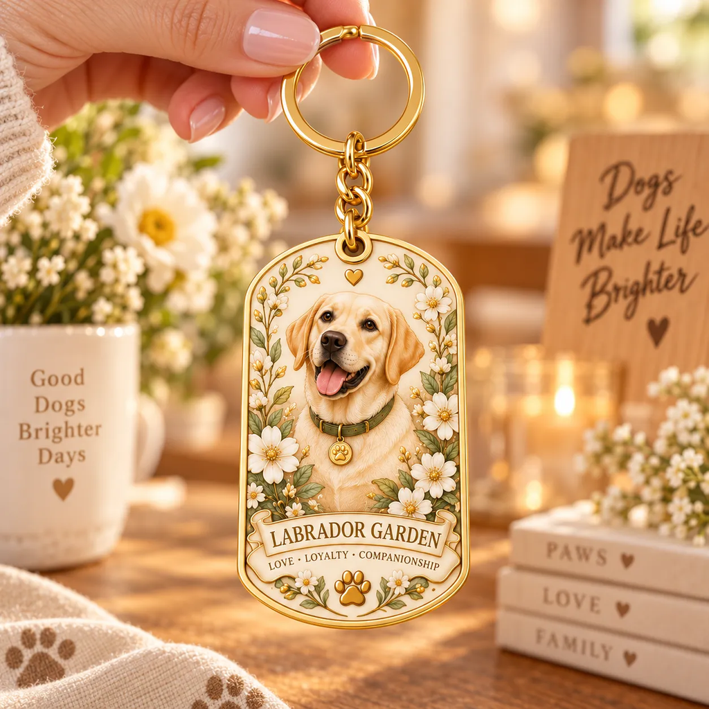 Labrador Garden Keychain Collection
