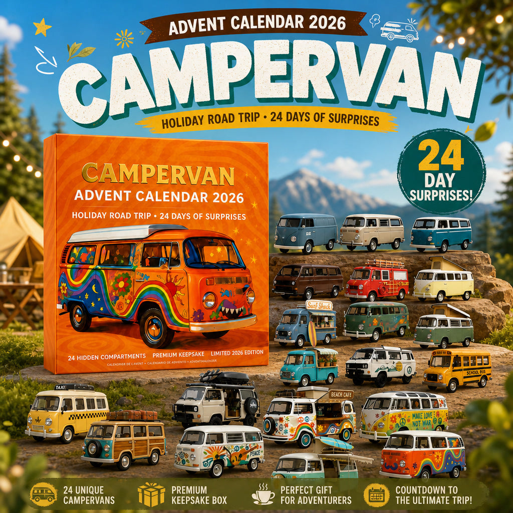 Camper Advent Calendar 2026 - 24 Miniature Campers