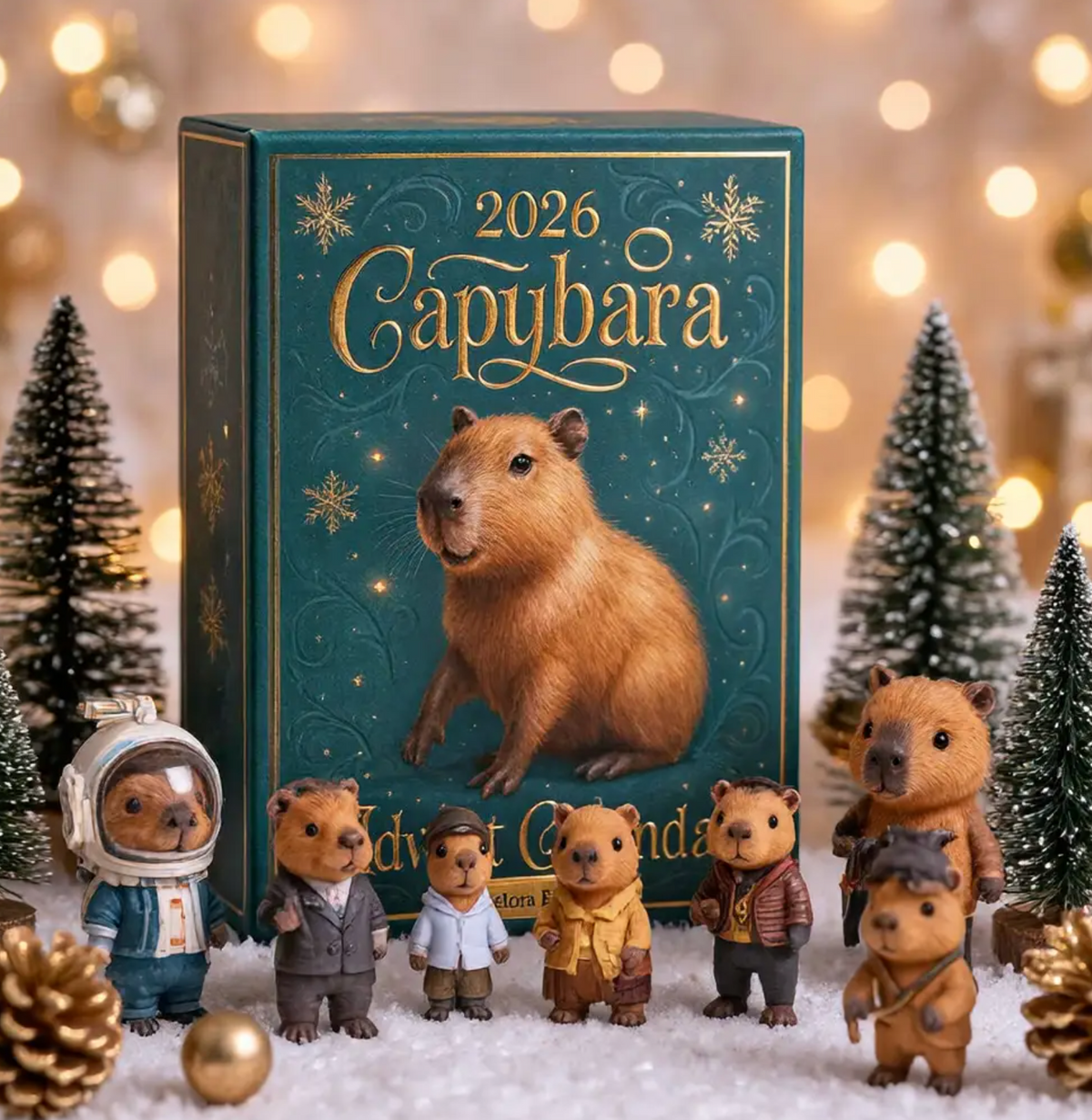 Capybara Advent Calendar 2026 - 24 Cuddly Surprises