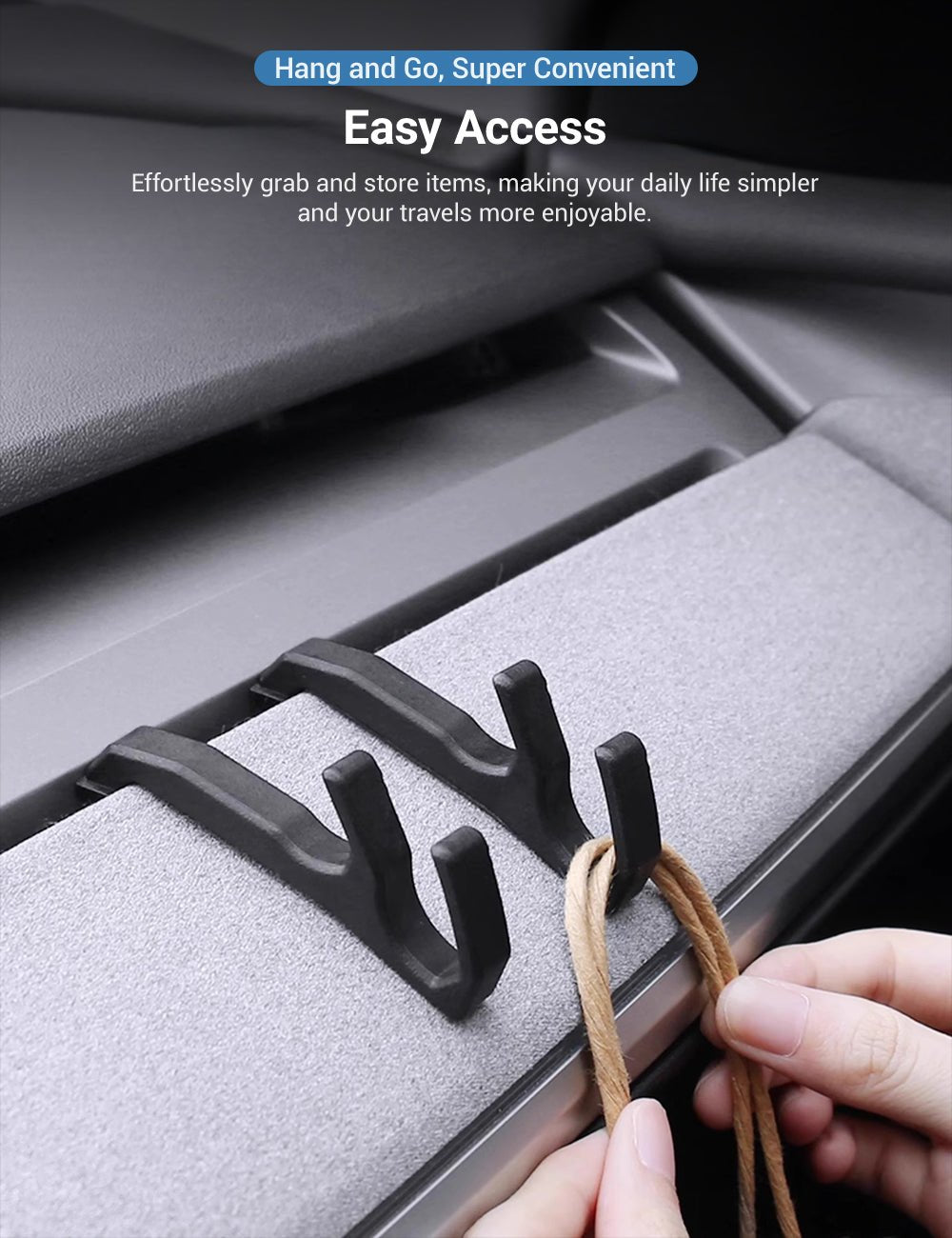 Car Dashboard Hooks For Tesla Model 3/Y【2PCS】