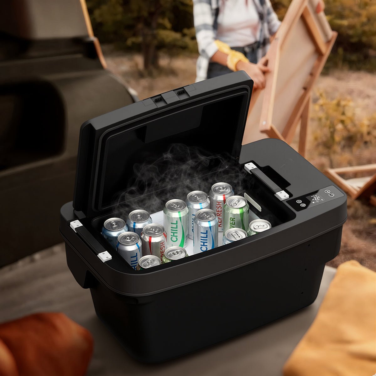 Car Refrigerator in Trunk for Model 3/Y | Sikunuo