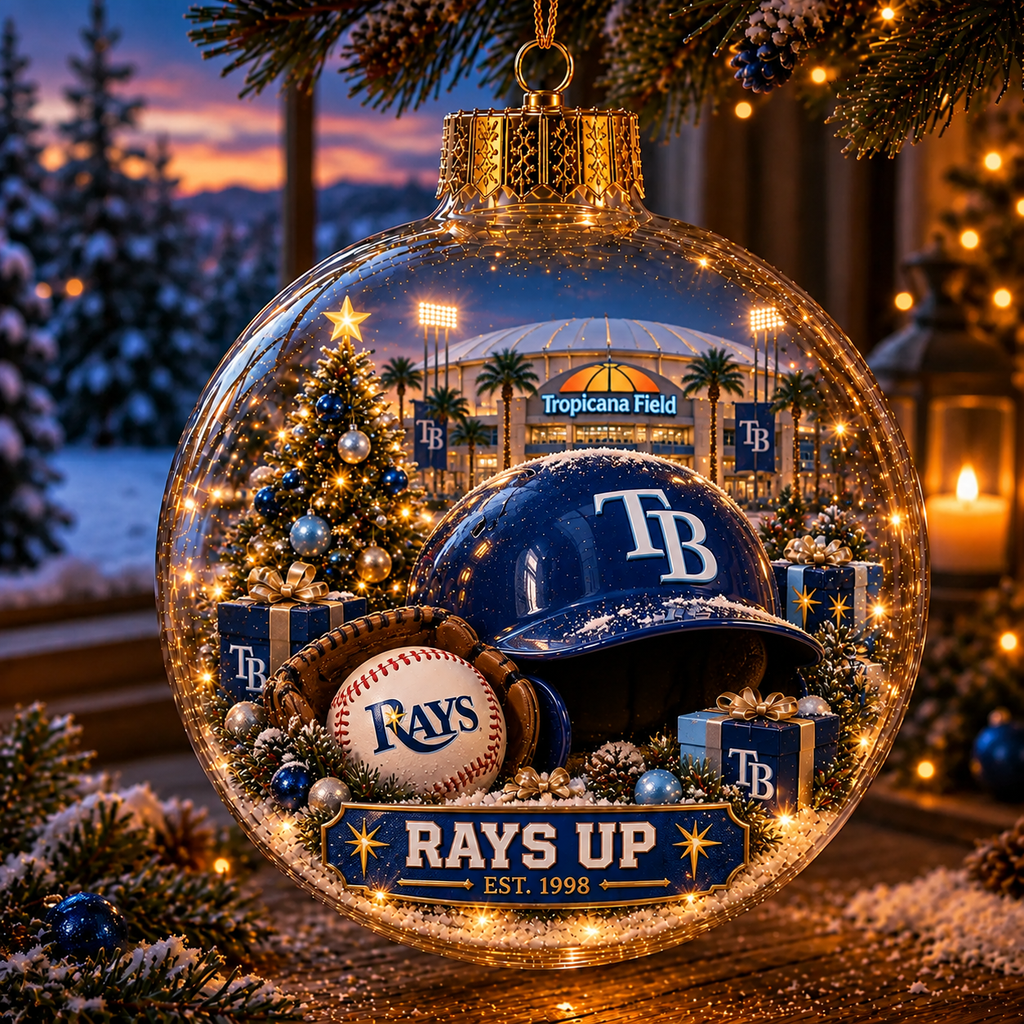 Bring the Ballpark Home — Light-Up Baseball Christmas Ornament