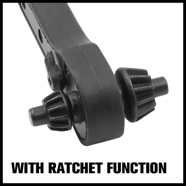 Sikunuo | 2-in-1 Chuck Ratchet – Ratchet Wrench made of Steel with Non-slip Handle