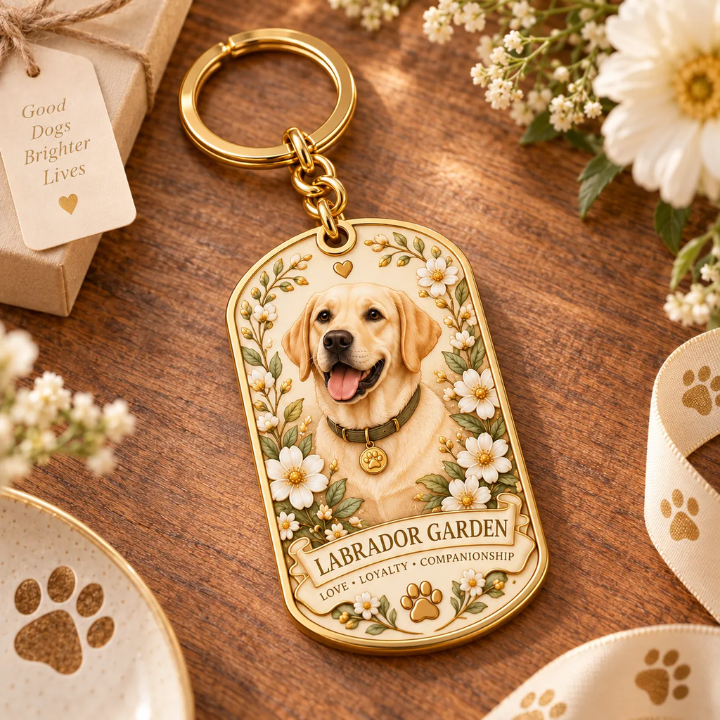Labrador Garden Keychain Collection