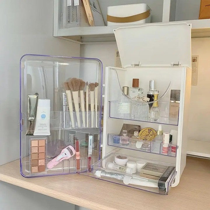 Sikunuo | Beauty Makeup Organizer Magnetic Storage Box