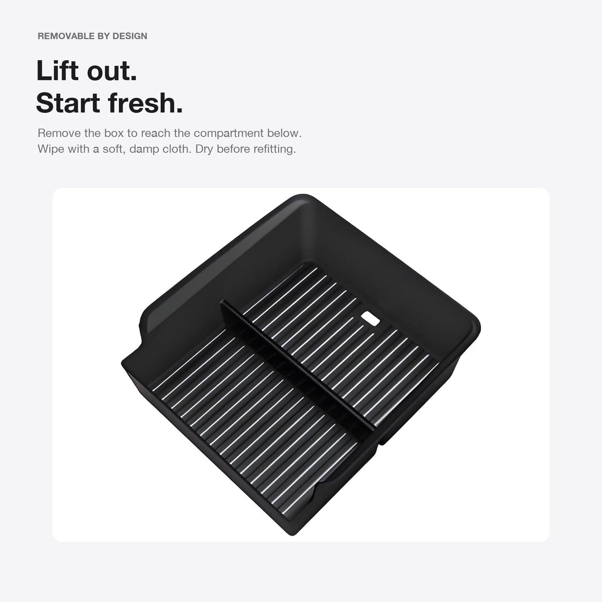 Center Console Storage Box for Model 3 Highland & Model Y Juniper | 3 Locations