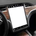 Center Display Frame Dry Carbon Fiber Overlay for Model S/X 2014-2020