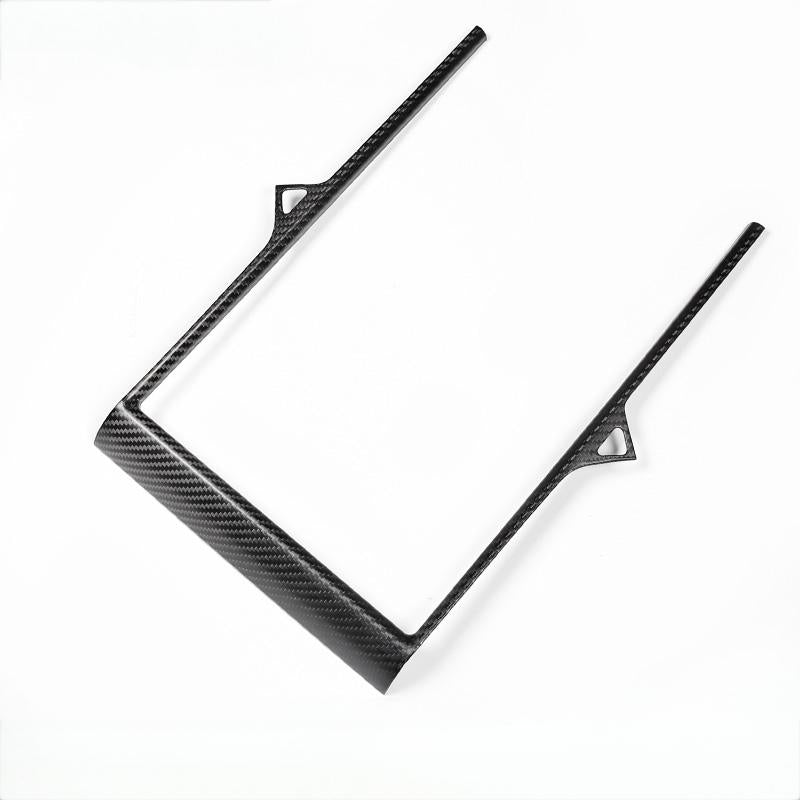 Center Display Frame Dry Carbon Fiber Overlay for Model S/X 2014-2020
