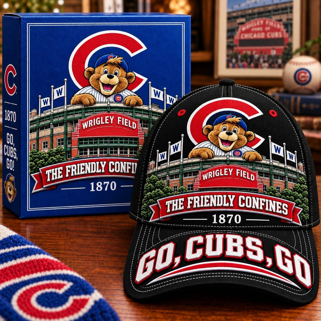 “GO, CUBS, GO” 1870 Heritage Commemorative Cap