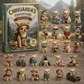 Chihuahua Advent Calendar 2026 - 24 Chihuahua Ornaments