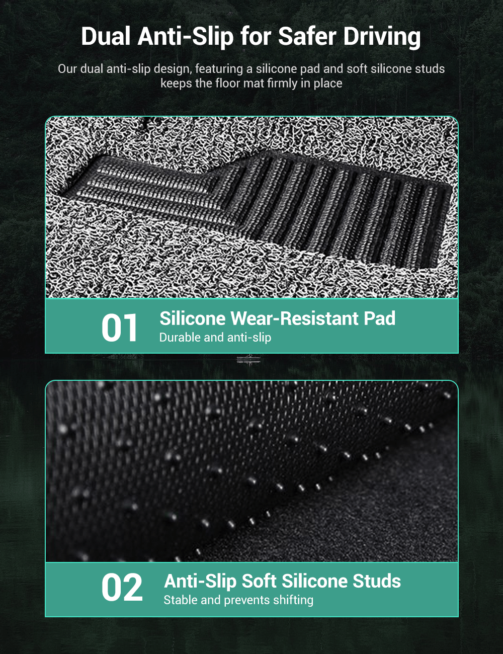 Coil Floor Mats for Tesla Model 3 Highland & Model Y Juniper