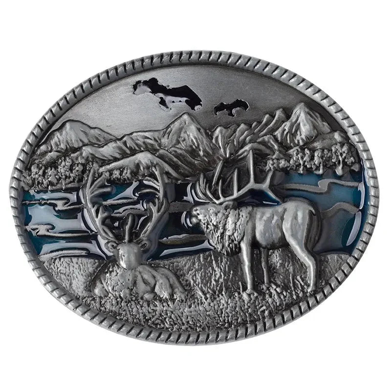 Whitetail Deer Belt Buckle