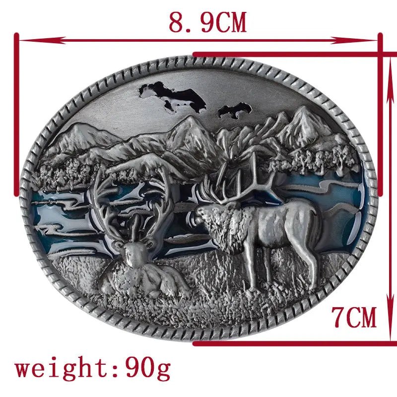 Whitetail Deer Belt Buckle