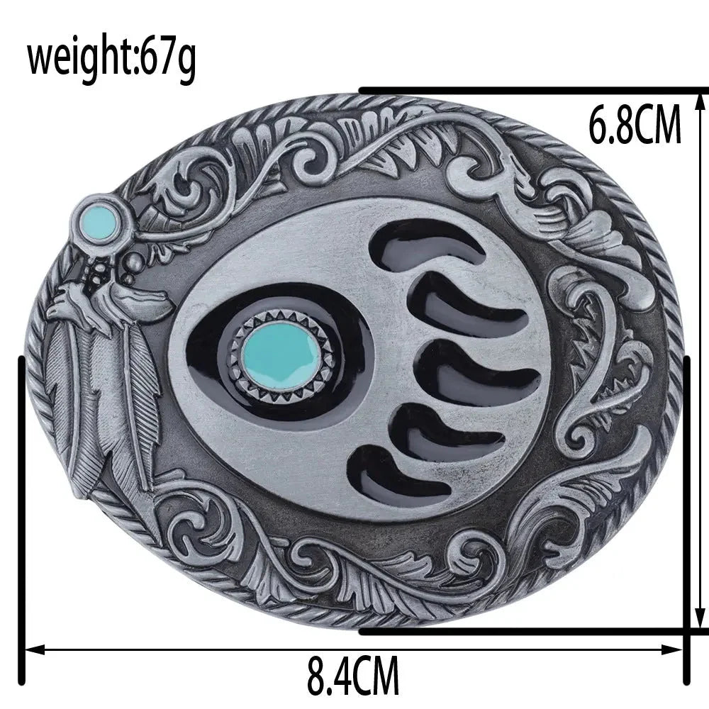 Colorful Animal Paw Belt Buckle