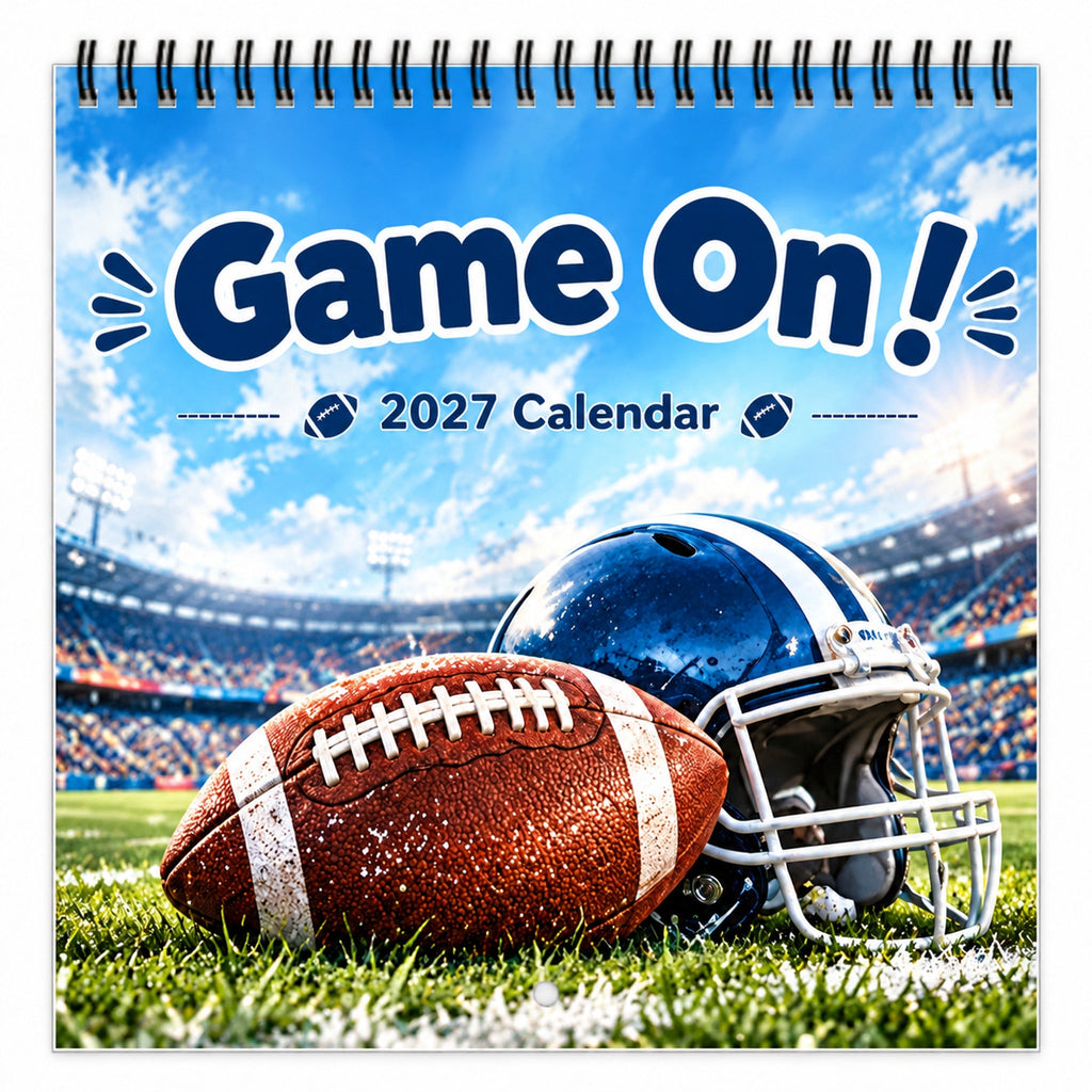 Game Day All Year – 2027 Sports Wall Calendar