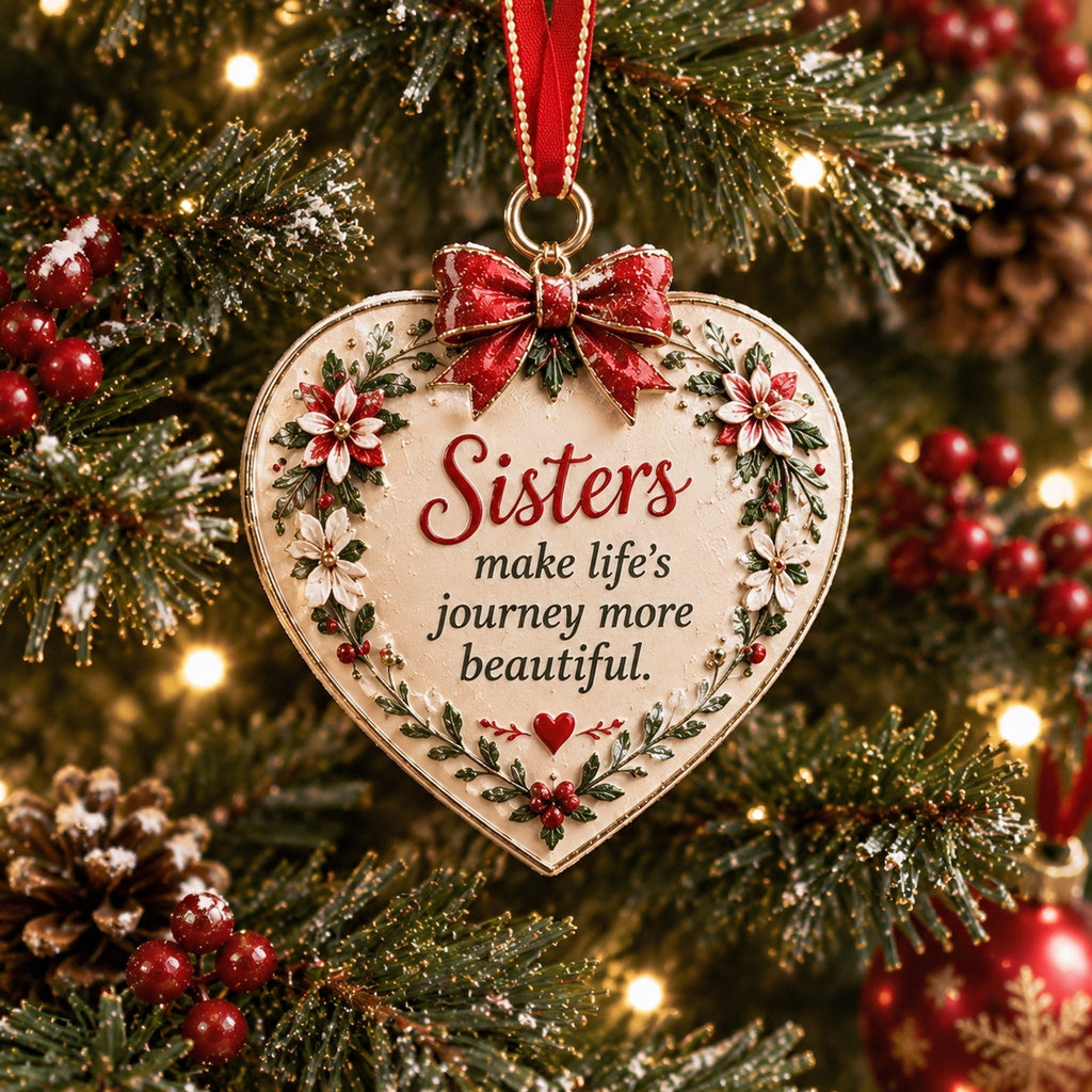 Heartfelt Holiday Keepsake Flat Ornament