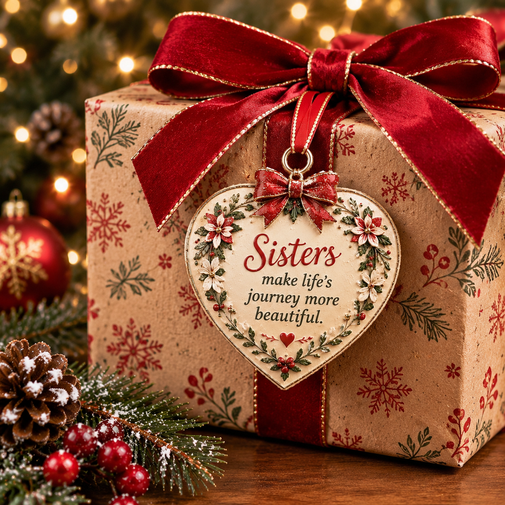 Heartfelt Holiday Keepsake Flat Ornament