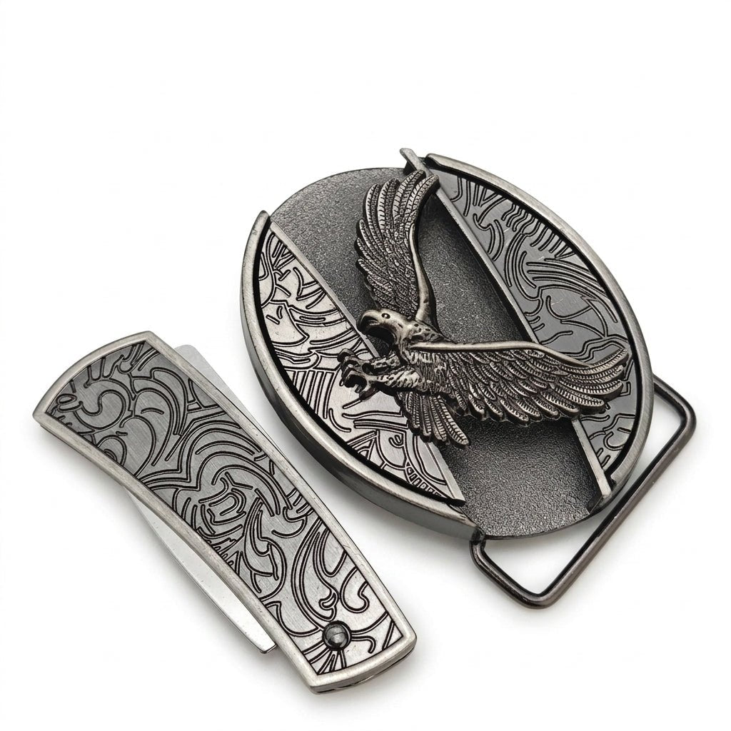 Cool Belt Buckle – Custom Text Engraved on the Back