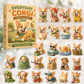 Corgi Advent Calendar 2026 - 24 Acrylic Corgi Hangers
