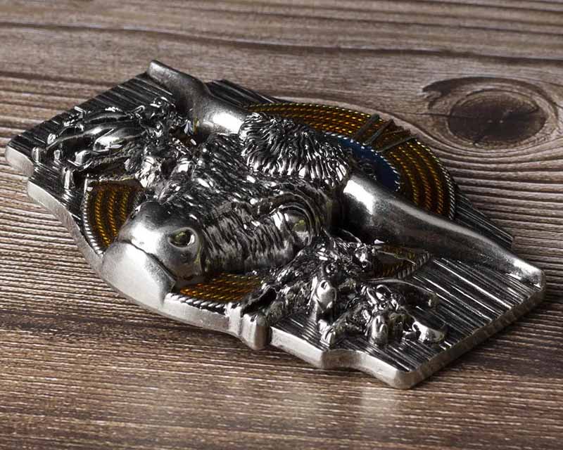 Cowboy Longhorn Belt Buckle