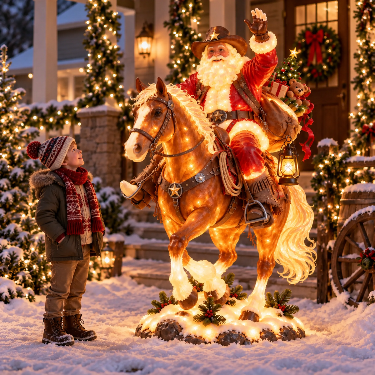 🔥New Arrivals – 🤠 Cowboy Santa Rides Into Christmas 🎅✨