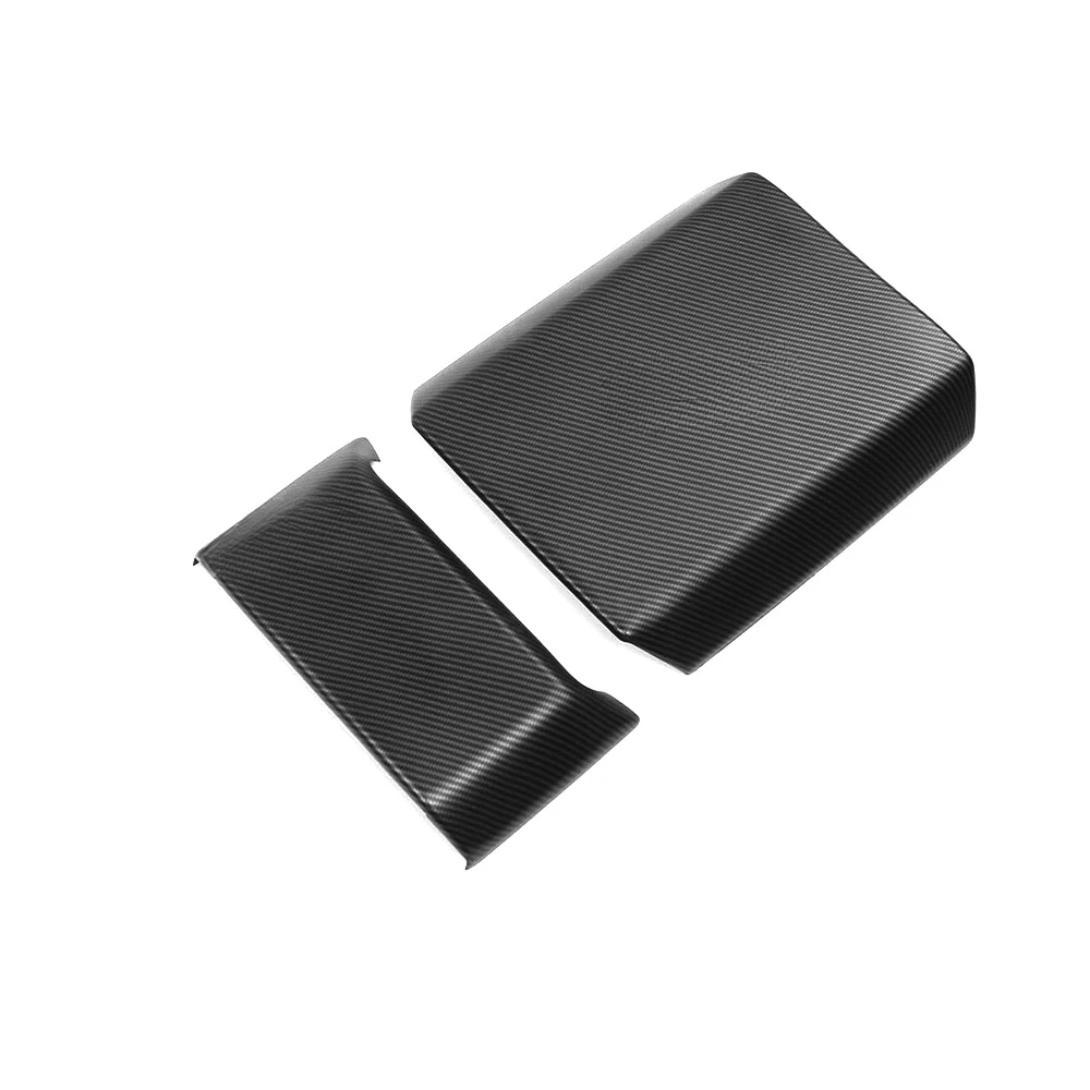 Cybertruck Armrest Carbon Fiber Style ABS Protective Trim Overlay