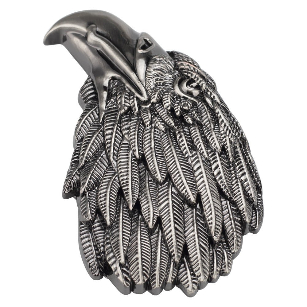 D1 Eagle Head Western Belt Buckle