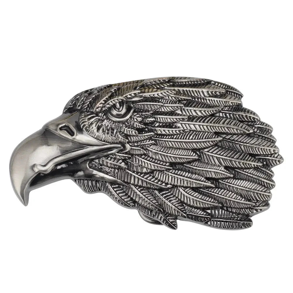 D1 Eagle Head Western Belt Buckle