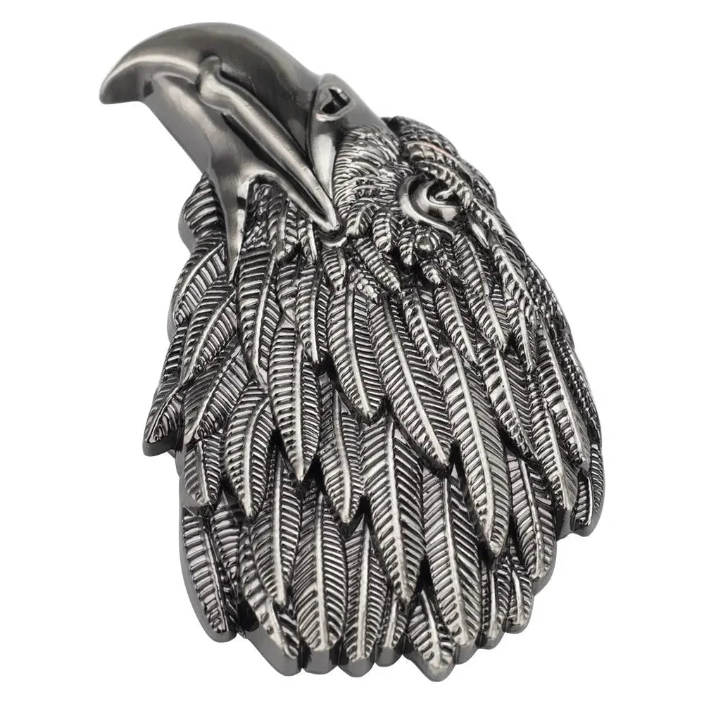 D1 Eagle Head Western Belt Buckle