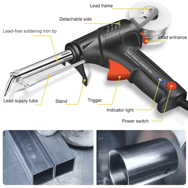 Sikunuo | Electric Welding Tool | Rapid 20s Heat-Up | 2-in-1 Welding & Cutting | Ergonomic Handle