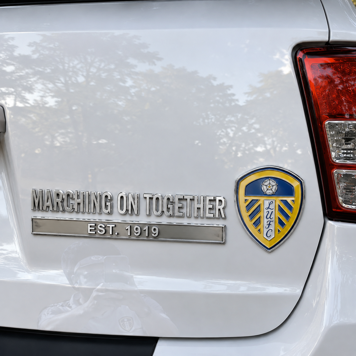 Marching On Together 3D Metal Car Emblem Badge