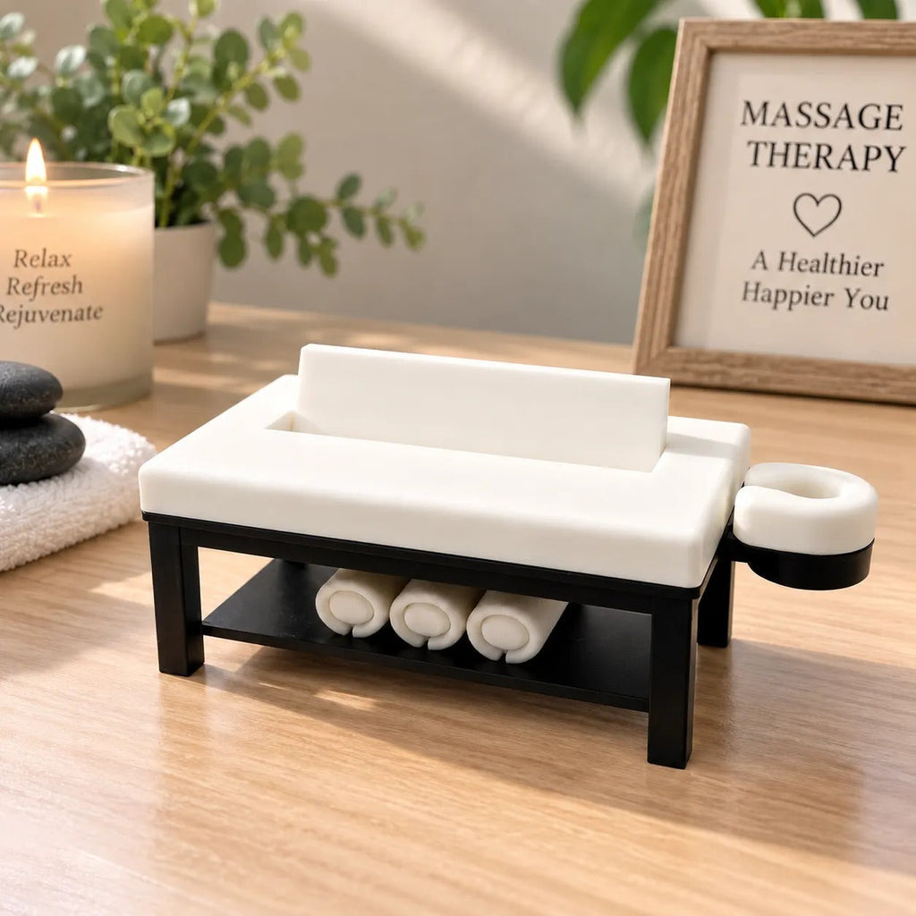 Massage Table Business Card Holder