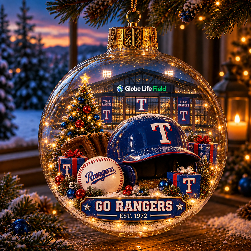 Bring the Ballpark Home — Light-Up Baseball Christmas Ornament