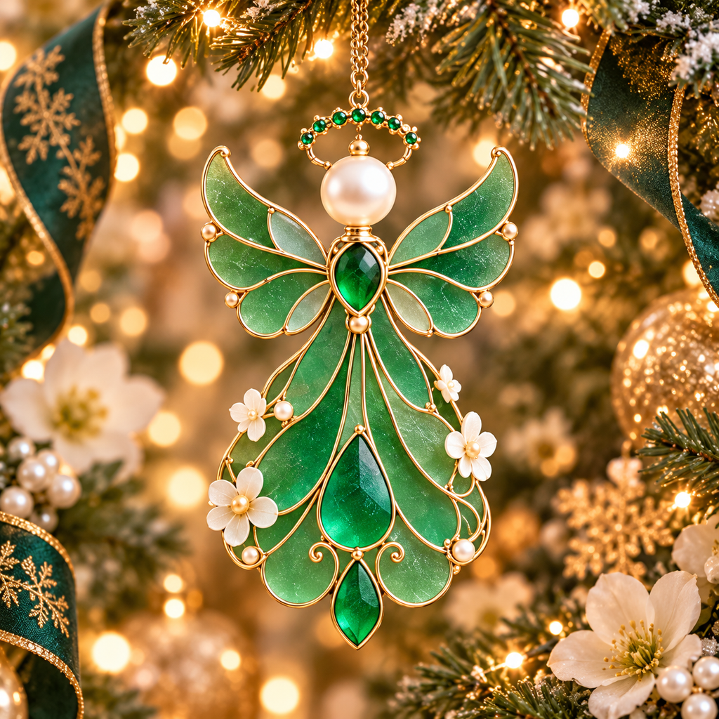12-Month Birthstone Angel Ornament Collection