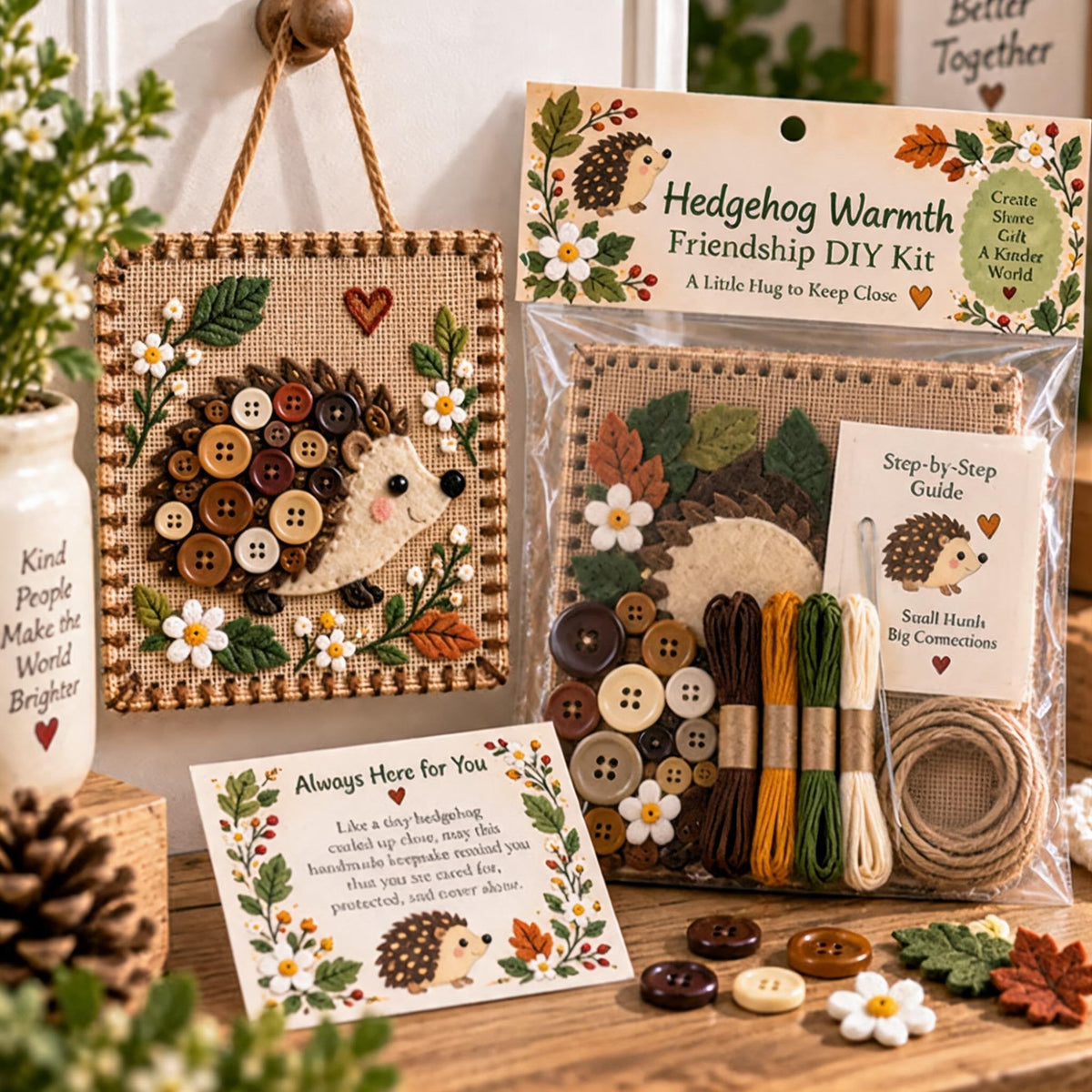 Button Friendship DIY Kit