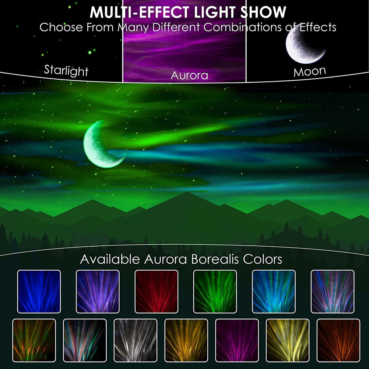 Sikunuo | Starlight Glowy Atmosphere Projector Lamp