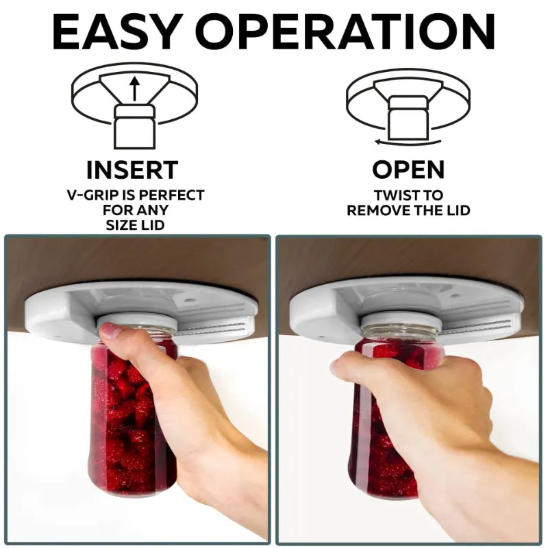 Sikunuo | Under the Cabinet Easy Jar Opener Tool