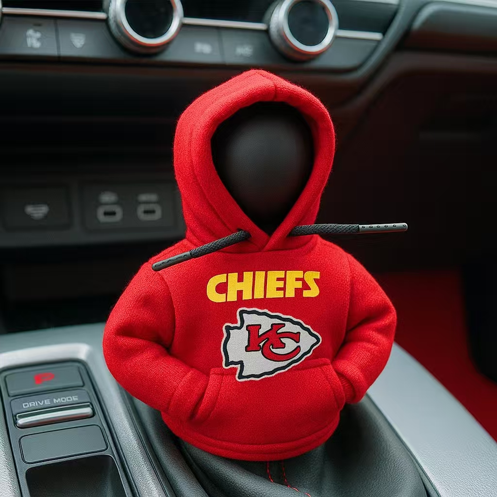 Football Team Car Gear Shift Hoodie Cover Collection