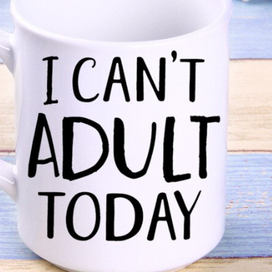 Sikunuo | I Can't Adult Today Funny Mug