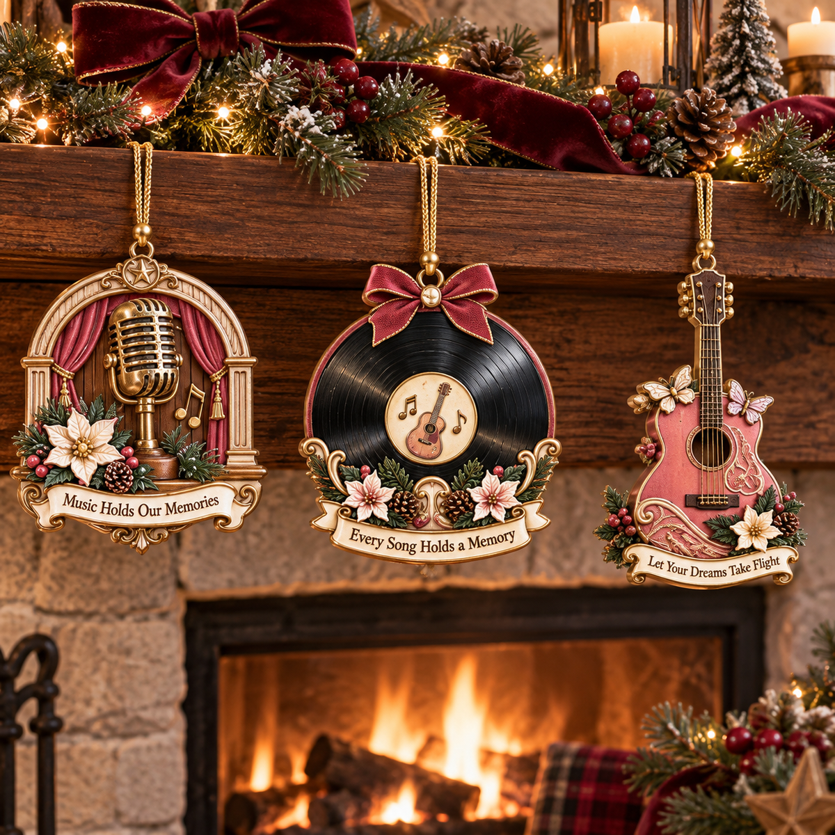 Country Music Queen Christmas Tribute Ornament