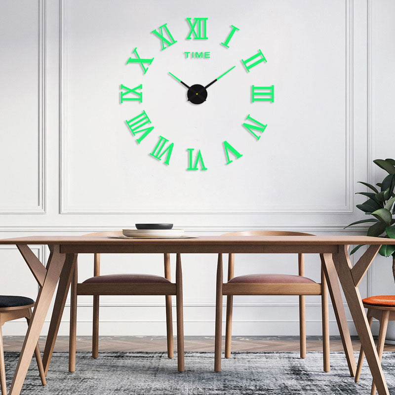 Sikunuo | 3D Luminous Silent Wall Clock
