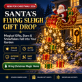 🔔🎄 Festive From Every Angle ✨– Magical Christmas Cascade Solar Garden Light🎄🎁