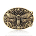 Death Moth Skull Belt Buckle