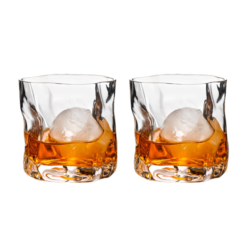 Sikunuo | Distorted Texture Whisky Glass Set