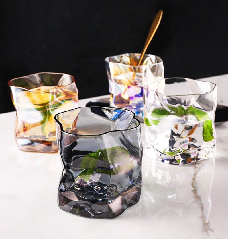 Sikunuo | Distorted Texture Whisky Glass Set